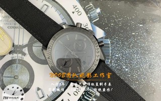 Om厂欧米茄月之暗面墨黑做工如何「9300机芯」内附高清实拍劲霸系列墨黑细节