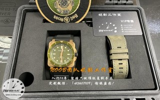 直播开箱正版柏莱士BR03-92-内附柏莱士BR03-92 DIVER绿色青铜版潜水腕表实拍细节图
