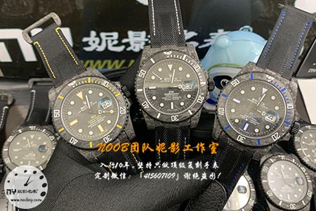 VS厂劳力士碳纤维水鬼评测-VS厂开模DIW碳纤维劳力士改装水鬼再战江湖