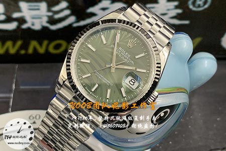 VS厂劳力士36尺寸绿盘棕榈叶日志搭配3235机芯细节评测