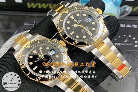 VS厂劳力士间金41黑水鬼表带不漏金是魅力细节？丹东3235机芯才是王炸！
