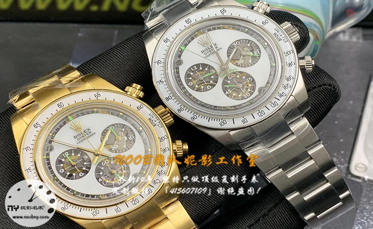 ADG全新打造劳力士迪通拿改装4130机芯加夜光才是亮点