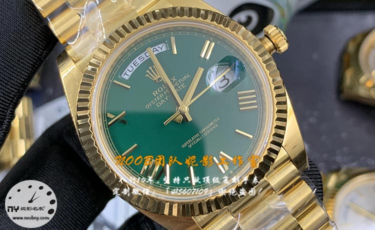 ARF厂劳力士绿金星期日志搭配3255机芯做工细节分享！
