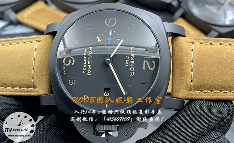 沛纳海1441复刻表VS厂全陶瓷腕表搭配P9011做工细节评测