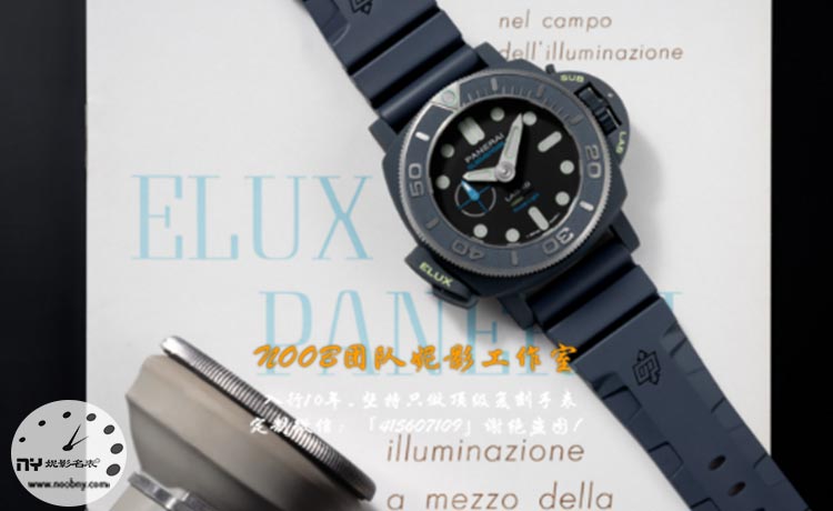 沛纳海潜水Elux LAB-ID PAM01800手表测评：深海中的机械艺术之光