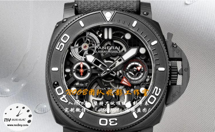 沛纳海陀飞轮Panerai Submersible Tourbillon GMT Luna Rossa Experience Edition