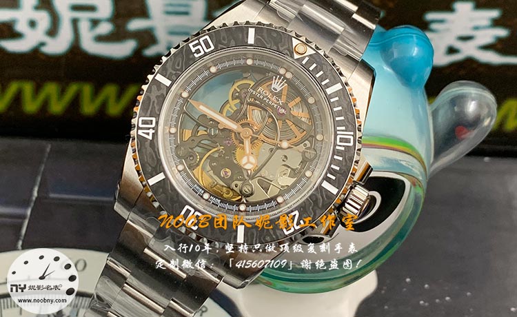 VR工厂魔改劳力士全镂空潜航者深度测评：碳纤维与机械艺术的巅峰结合